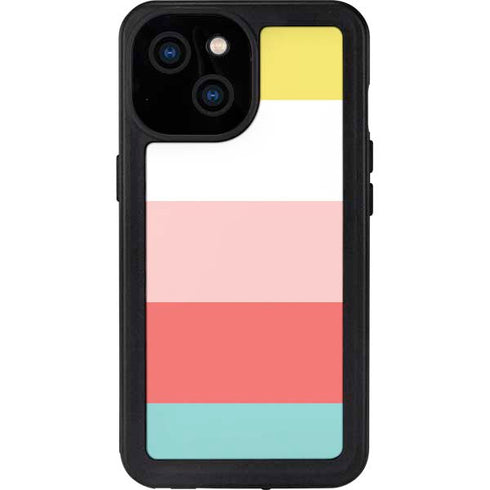 Spring Stripes iPhone 15 Waterproof Case