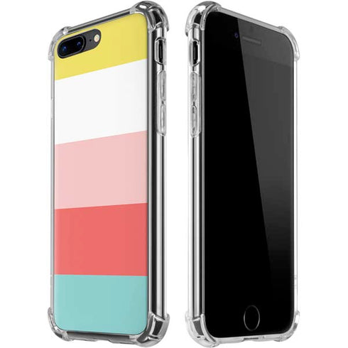 Spring Stripes iPhone 7/8 Plus Clear Case