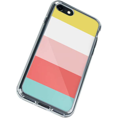 Spring Stripes iPhone SE (2nd & 3rd Gen) Clear Case
