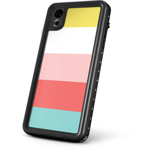 Spring Stripes iPhone XR Waterproof Case