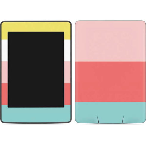 Spring Stripes Amazon Kindle Skin