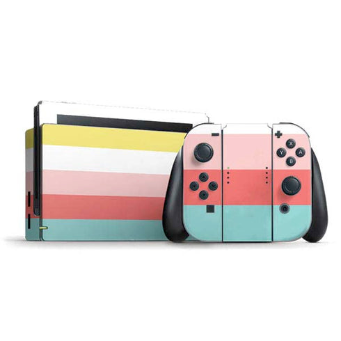 Spring Stripes Nintendo Switch Bundle Skin