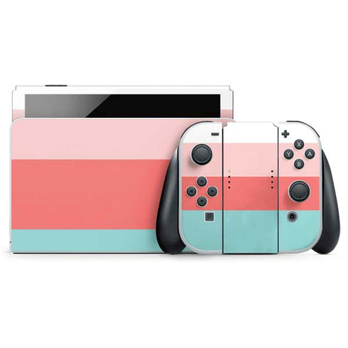 Spring Stripes Nintendo Switch OLED (2021) Skin