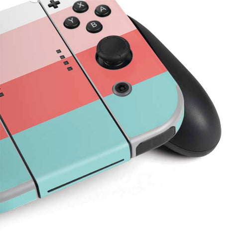 Spring Stripes Nintendo Switch OLED (2021) Skin