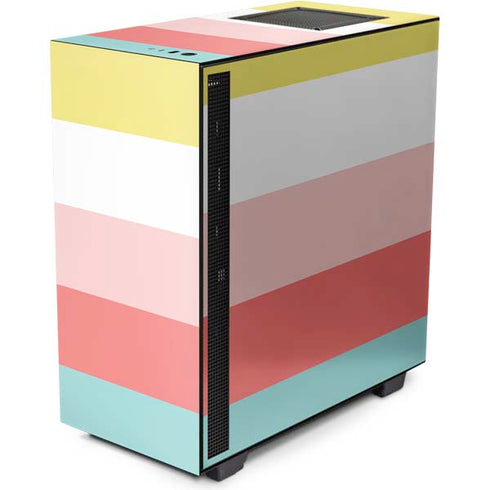 Spring Stripes NZXT H510 Compact ATX Mid-Tower Case Skin