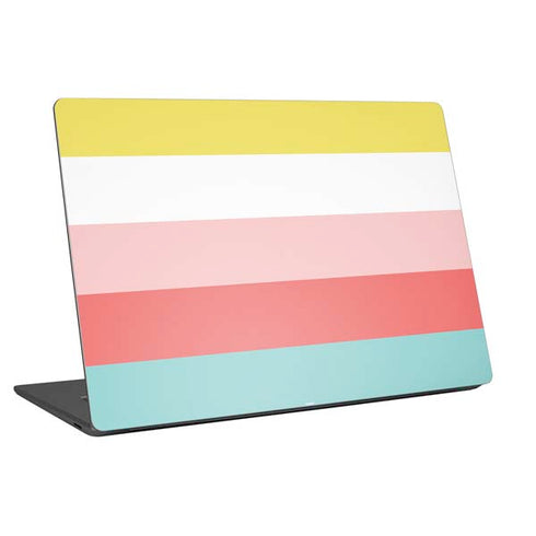 Spring Stripes Universal Laptop 17in (13.8 x 10in) Skin