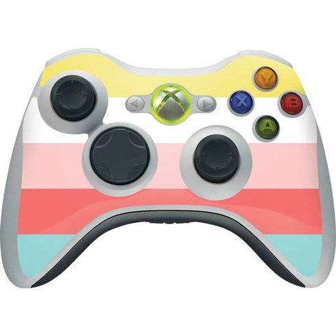 Spring Stripes Xbox 360 Wireless Controller Skin