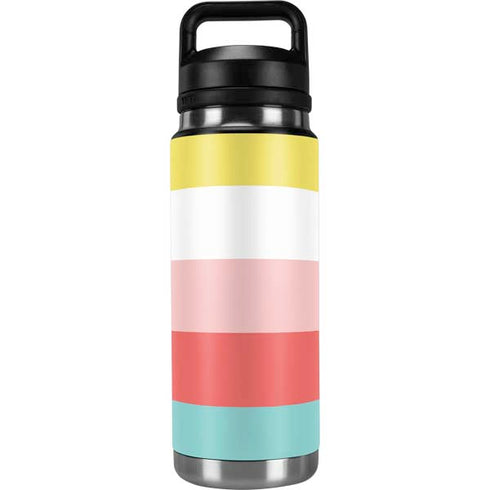 Spring Stripes YETI Rambler 26oz Bottle Skin