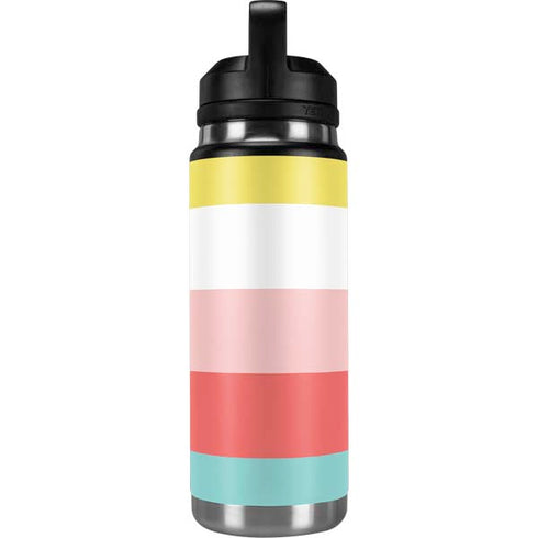 Spring Stripes YETI Rambler 26oz Bottle Skin