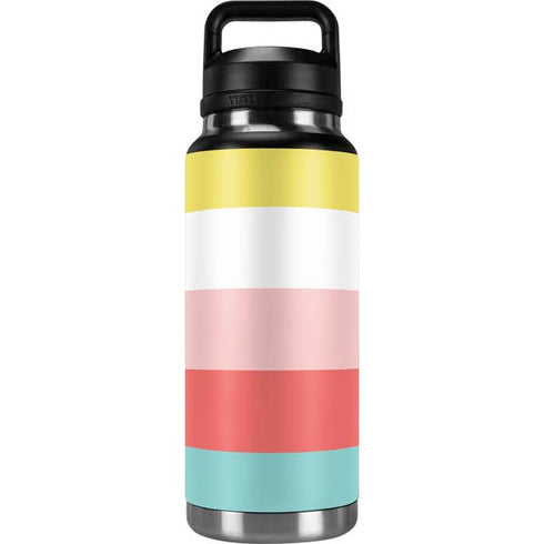 Spring Stripes YETI Rambler 36oz Bottle Skin