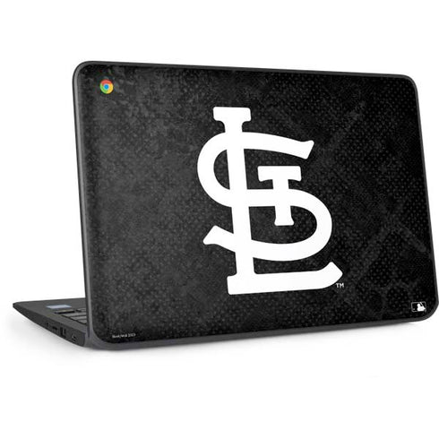 MLB St Louis Cardinals Dark Wash HP Chromebook Skin