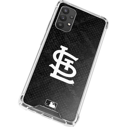 MLB St Louis Cardinals Dark Wash Galaxy A32 5G Clear Case