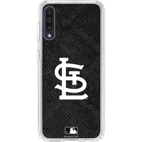 MLB St Louis Cardinals Dark Wash Galaxy A50 Clear Case