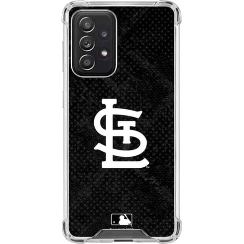 MLB St Louis Cardinals Dark Wash Galaxy A52 5G Clear Case