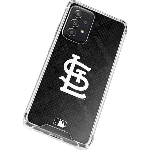 MLB St Louis Cardinals Dark Wash Galaxy A52 5G Clear Case