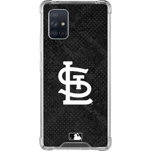 MLB St Louis Cardinals Dark Wash Galaxy A71 5G Clear Case