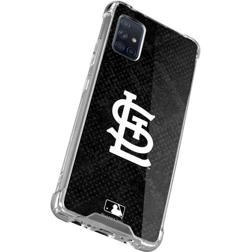 MLB St Louis Cardinals Dark Wash Galaxy A71 5G Clear Case