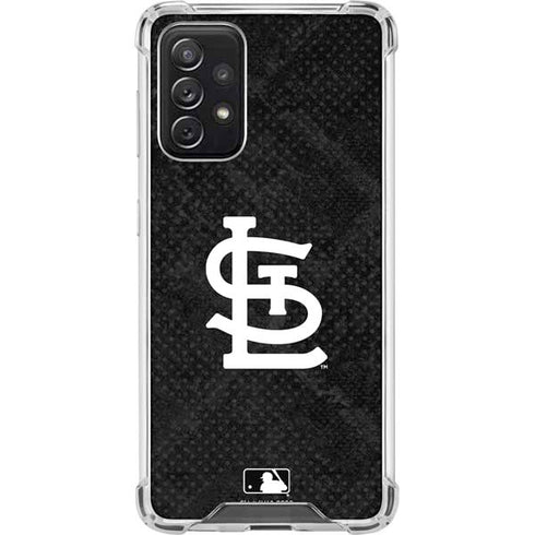 MLB St Louis Cardinals Dark Wash Galaxy A72 5G Clear Case