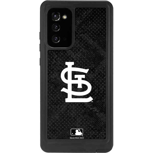 MLB St Louis Cardinals Dark Wash Galaxy Note20 5G Waterproof Case