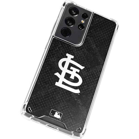 MLB St Louis Cardinals Dark Wash Galaxy S21 Ultra 5G Clear Case