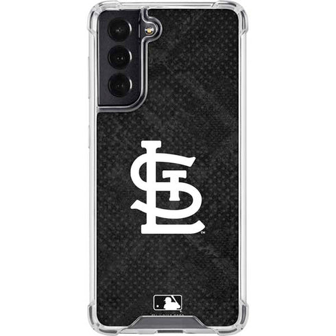 MLB St Louis Cardinals Dark Wash Galaxy S22 Clear Case