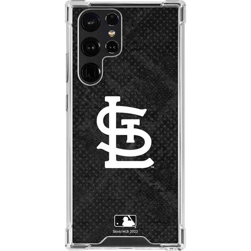 MLB St Louis Cardinals Dark Wash Galaxy S24 Ultra Clear Case