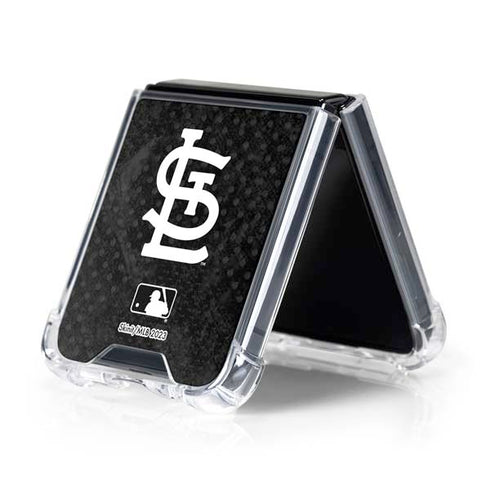 MLB St Louis Cardinals Dark Wash Galaxy Z Flip5 5G Clear Case