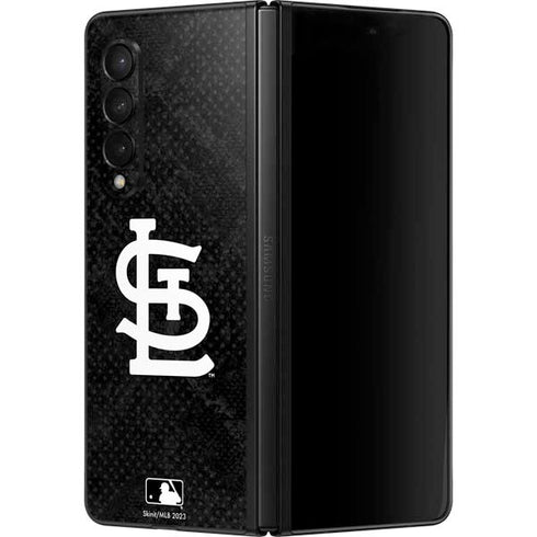 MLB St Louis Cardinals Dark Wash Galaxy Z Fold3 5G Skin