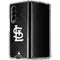 MLB St Louis Cardinals Dark Wash Galaxy Z Fold4 5G Clear Case