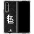 MLB St Louis Cardinals Dark Wash Galaxy Z Fold4 5G Clear Case