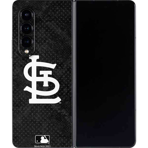 MLB St Louis Cardinals Dark Wash Galaxy Z Fold4 5G Skin