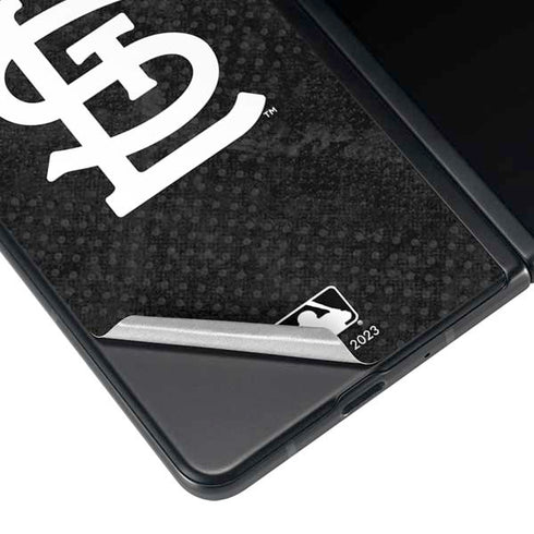 MLB St Louis Cardinals Dark Wash Galaxy Z Fold4 5G Skin