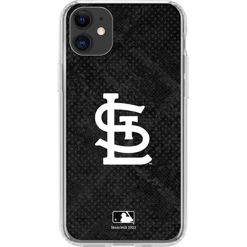 MLB St Louis Cardinals Dark Wash iPhone 11 Clear Case
