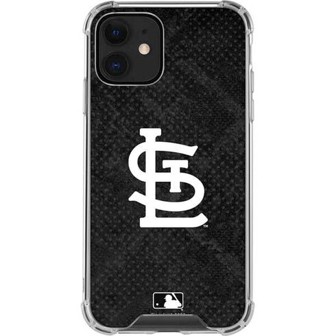 MLB St Louis Cardinals Dark Wash iPhone 12 Clear Case