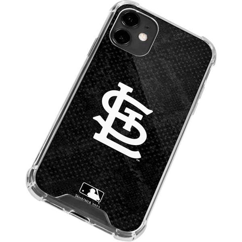 MLB St Louis Cardinals Dark Wash iPhone 12 Clear Case