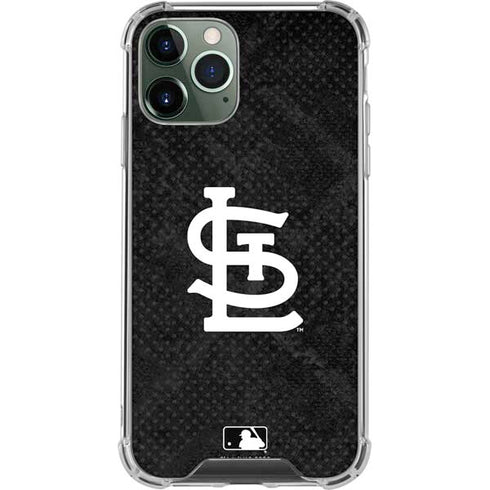MLB St Louis Cardinals Dark Wash iPhone 12 Pro Clear Case