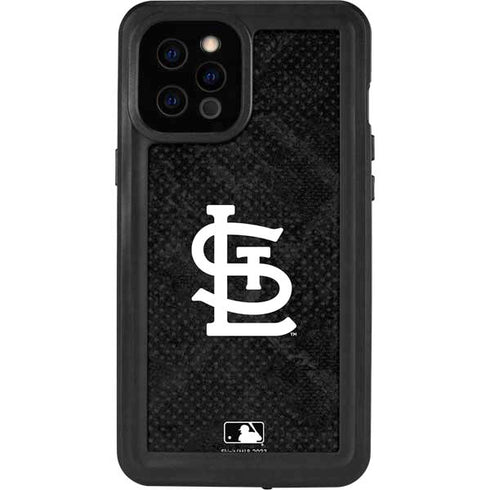 MLB St Louis Cardinals Dark Wash iPhone 12 Pro Max Waterproof Case