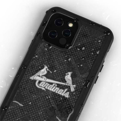 MLB St Louis Cardinals Dark Wash iPhone 12 Pro Waterproof Case