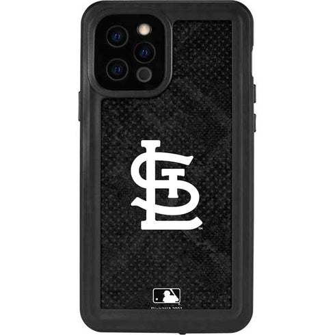 MLB St Louis Cardinals Dark Wash iPhone 12 Pro Waterproof Case