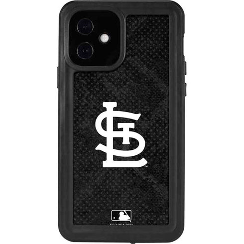 MLB St Louis Cardinals Dark Wash iPhone 12 Waterproof Case