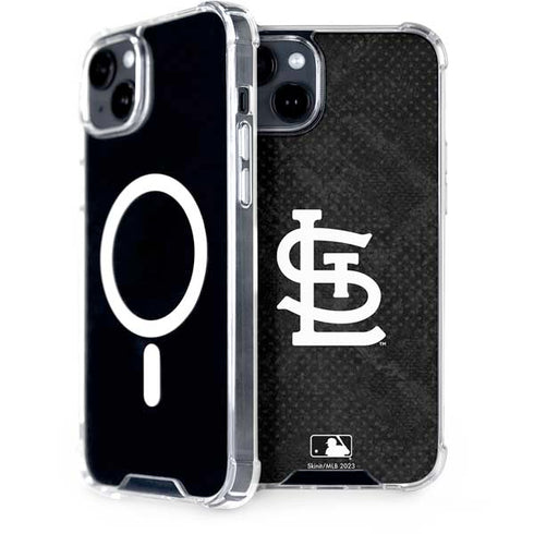 MLB St Louis Cardinals Dark Wash iPhone 15 Plus MagSafe Case