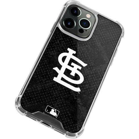 MLB St Louis Cardinals Dark Wash iPhone 15 Pro Max Clear Case