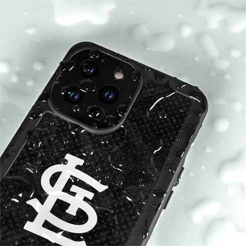 MLB St Louis Cardinals Dark Wash iPhone 14 Pro Max Waterproof Case