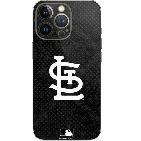 MLB St Louis Cardinals Dark Wash iPhone 14 Pro Skin