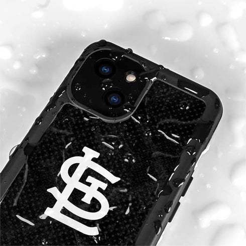 MLB St Louis Cardinals Dark Wash iPhone 15 Waterproof Case