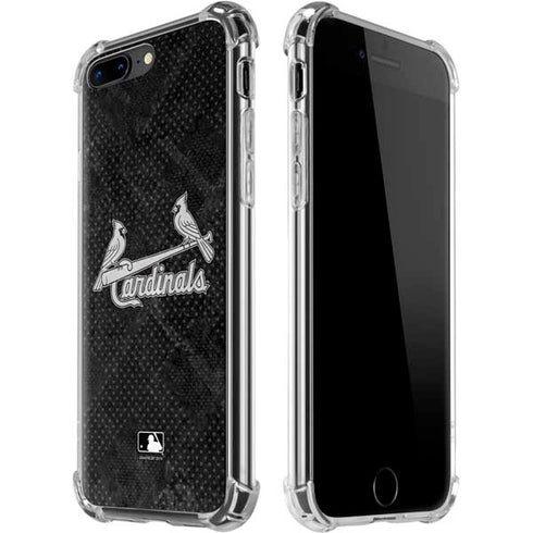 MLB St Louis Cardinals Dark Wash iPhone 7/8 Plus Clear Case
