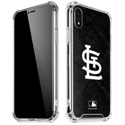 MLB St Louis Cardinals Dark Wash iPhone XR Clear Case