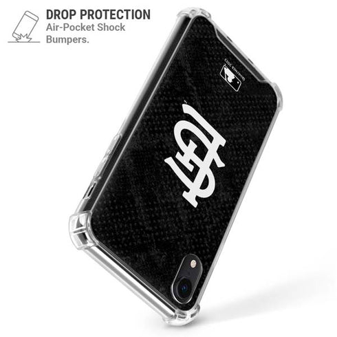 MLB St Louis Cardinals Dark Wash iPhone XR Clear Case