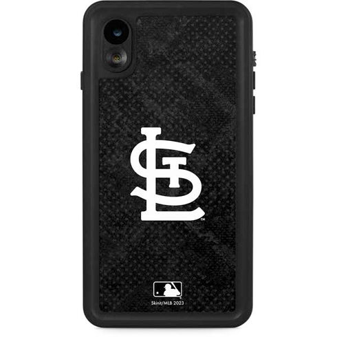 MLB St Louis Cardinals Dark Wash iPhone XR Waterproof Case