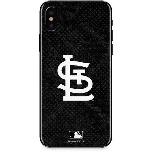 MLB St Louis Cardinals Dark Wash iPhone XS Max Skin